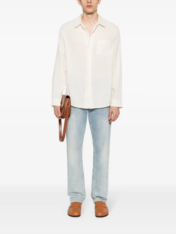 Séfr Leo Cotton Shirt | Neutrals | FARFETCH