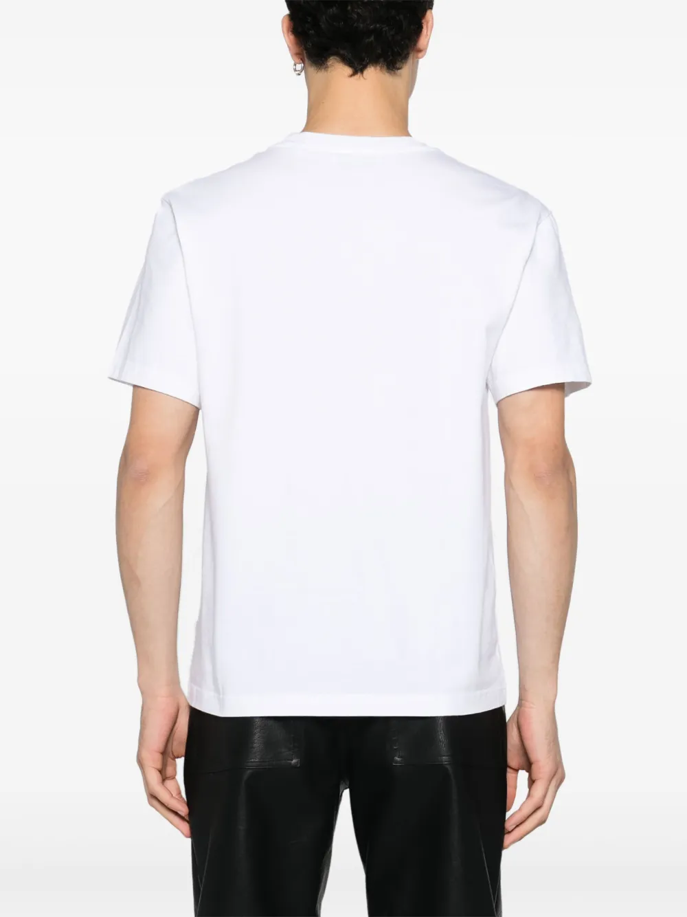 CARNE BOLLENTE Katoenen T-shirt met print Wit