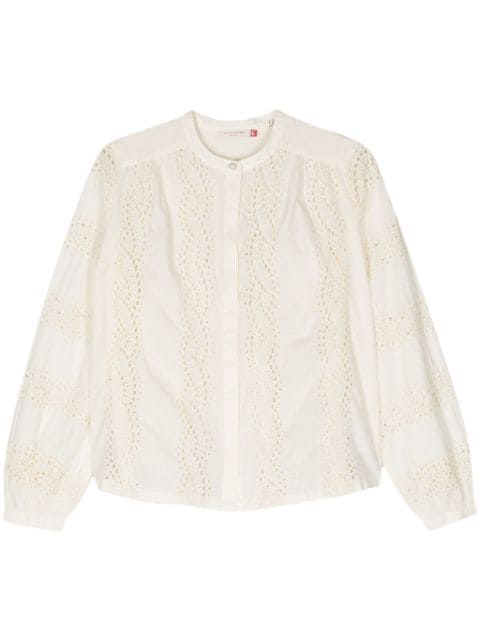 Scotch & Soda broderie-anglaise cotton blouse