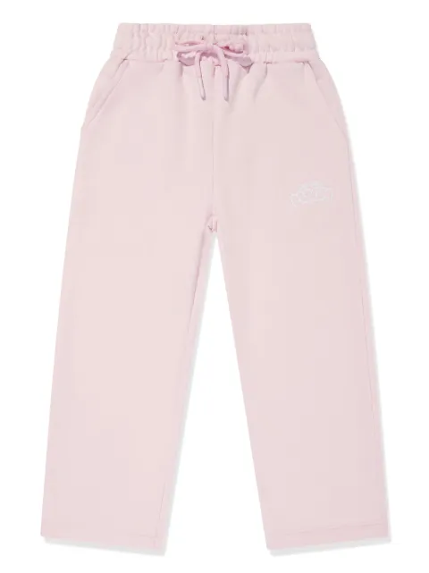 MSGM Kids logo-embroidered track pants