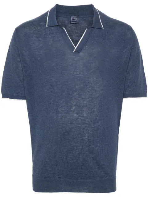 Fedeli fine-knit polo shirt