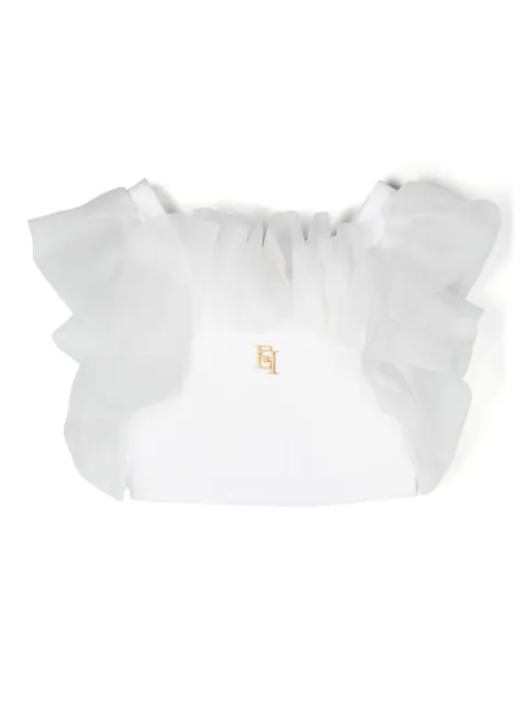 Elisabetta Franchi La Mia Bambina ruffle-detail blouse