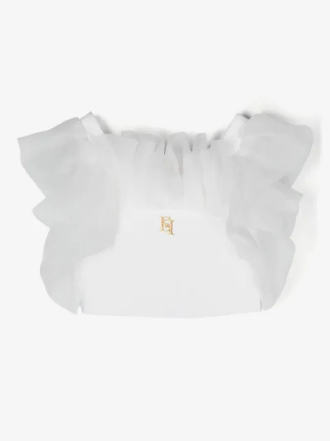 Elisabetta Franchi La Mia Bambina ruffle-detail blouse