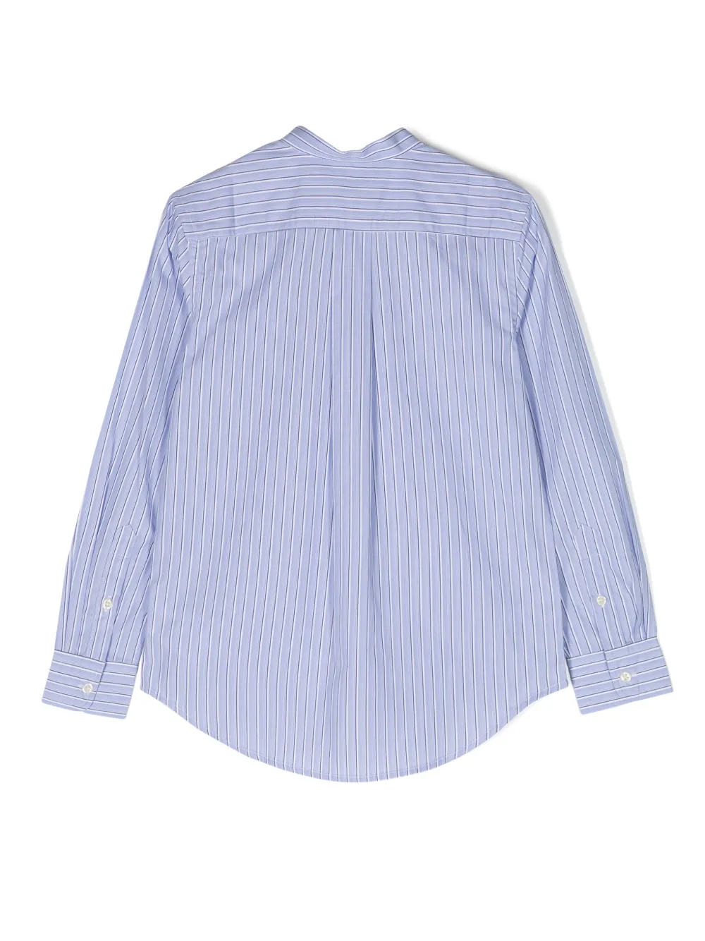 POLO RALPH LAUREN KIDS Gestreept katoenen shirt Blauw