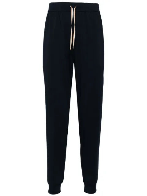 BOSS drawstring-waist tapered-leg track pants