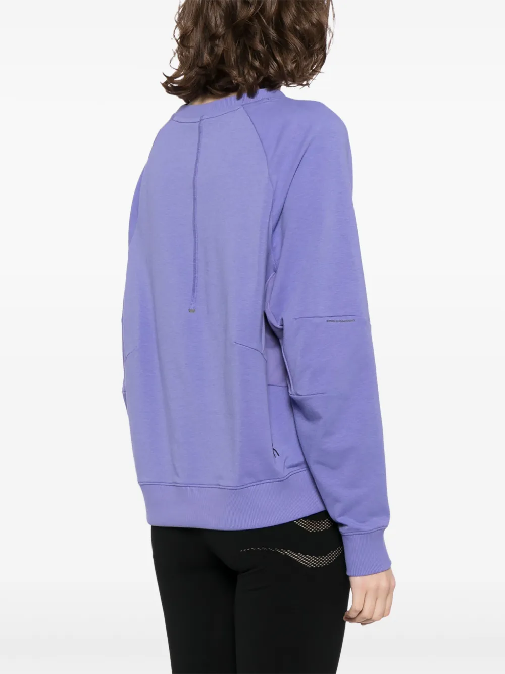 On Running Movement Crew Logo-print Sweatshirt In Purple