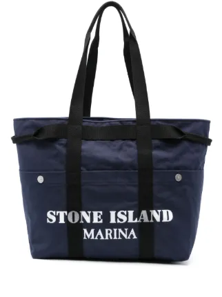 Stone Island Marina Tote Bag | Blue | FARFETCH