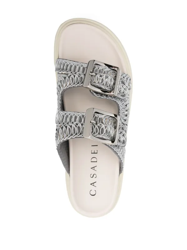 CASADEI BIRKY サンダル Birky Ale Slides in BLACK for Women | Casadei®