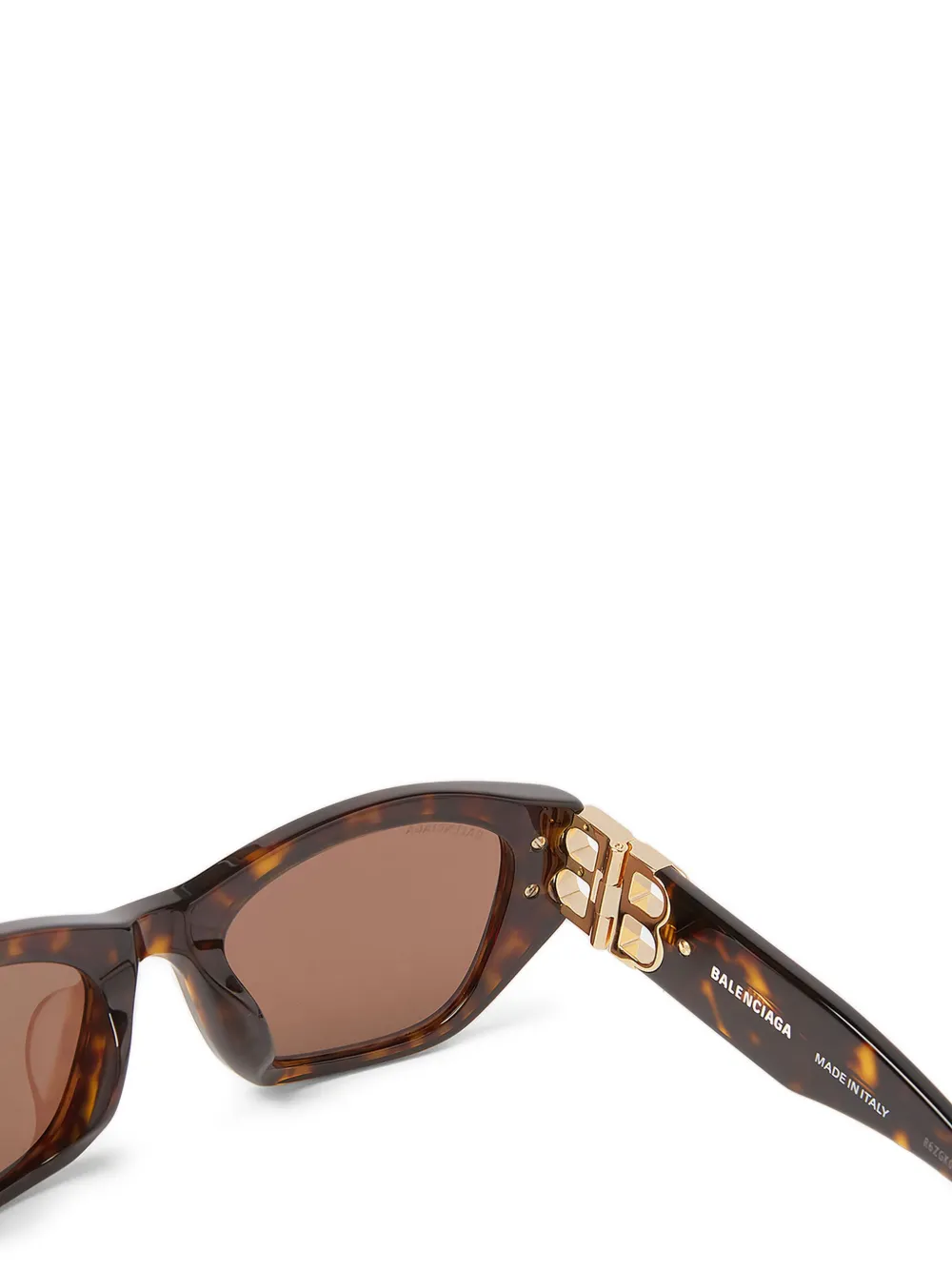 Balenciaga Eyewear Dynasty zonnebril Bruin