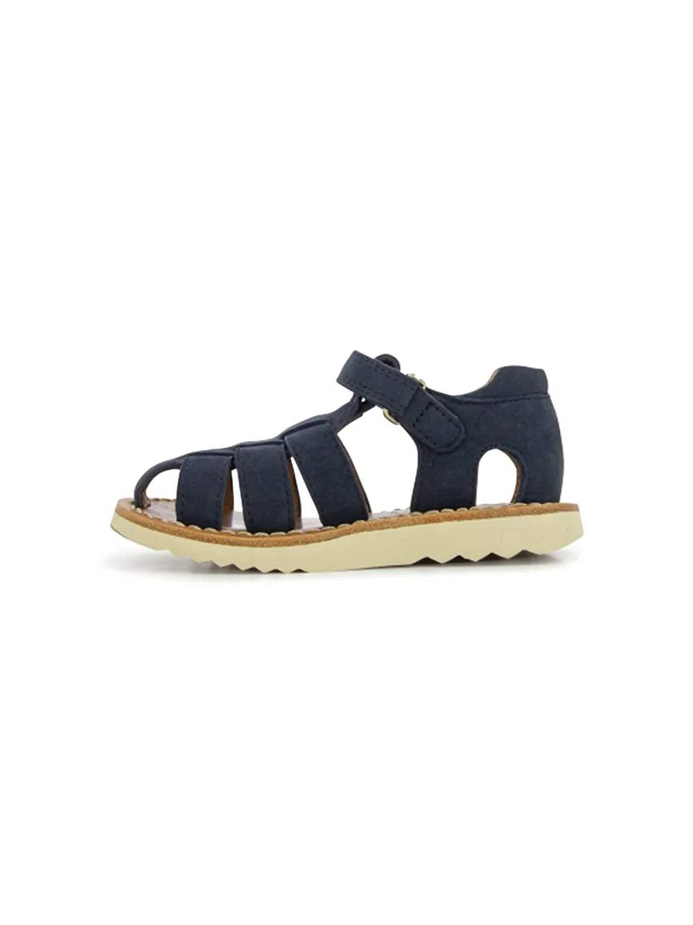 Pom D'api Waff Papy Leather Sandals In Blue
