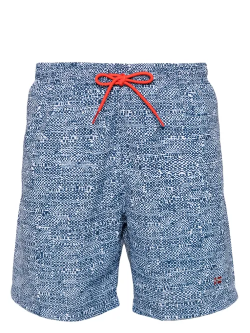 Short de bain à imprimé graphique - Napapijri - Modalova