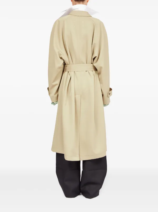 Maison Margiela スプレッドカラー トレンチコート | ニュートラル