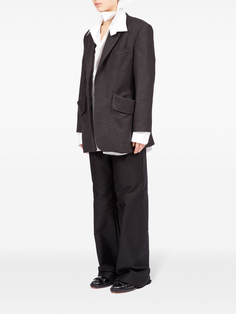 Maison Margiela single-breasted wool blazer Women