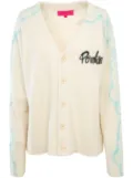 The Elder Statesman Paradise Airbrush cashmere cardigan - Neutrals