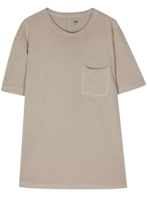 PAIGE patch-pocket cotton t-shirt