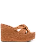Casadei 130mm Formentera espadrilles - Brown