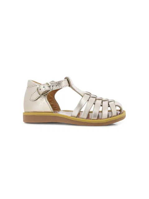 Pom D'api caged leather sandals