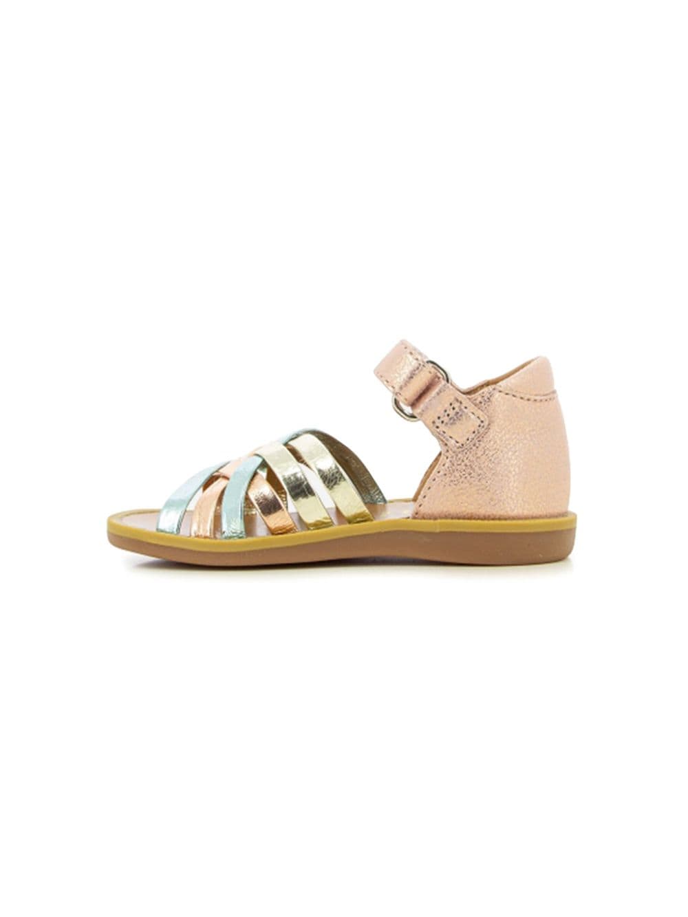 Shop Pom D'api Poppy Lux Leather Sandals In Pink