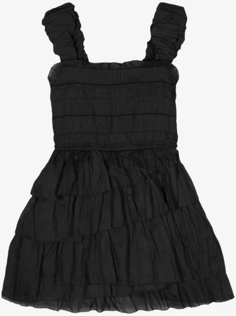 Sea Cole smocked ramie dress