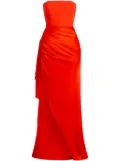 Cinq A Sept Rania draped gown - Orange