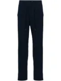 Tagliatore drawstring cotton trousers - Blue