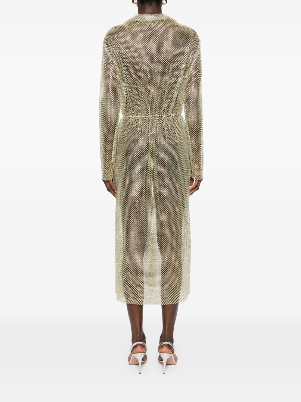 Philosophy Di Lorenzo Serafini Midi-jurk verfraaid met kristallen Groen