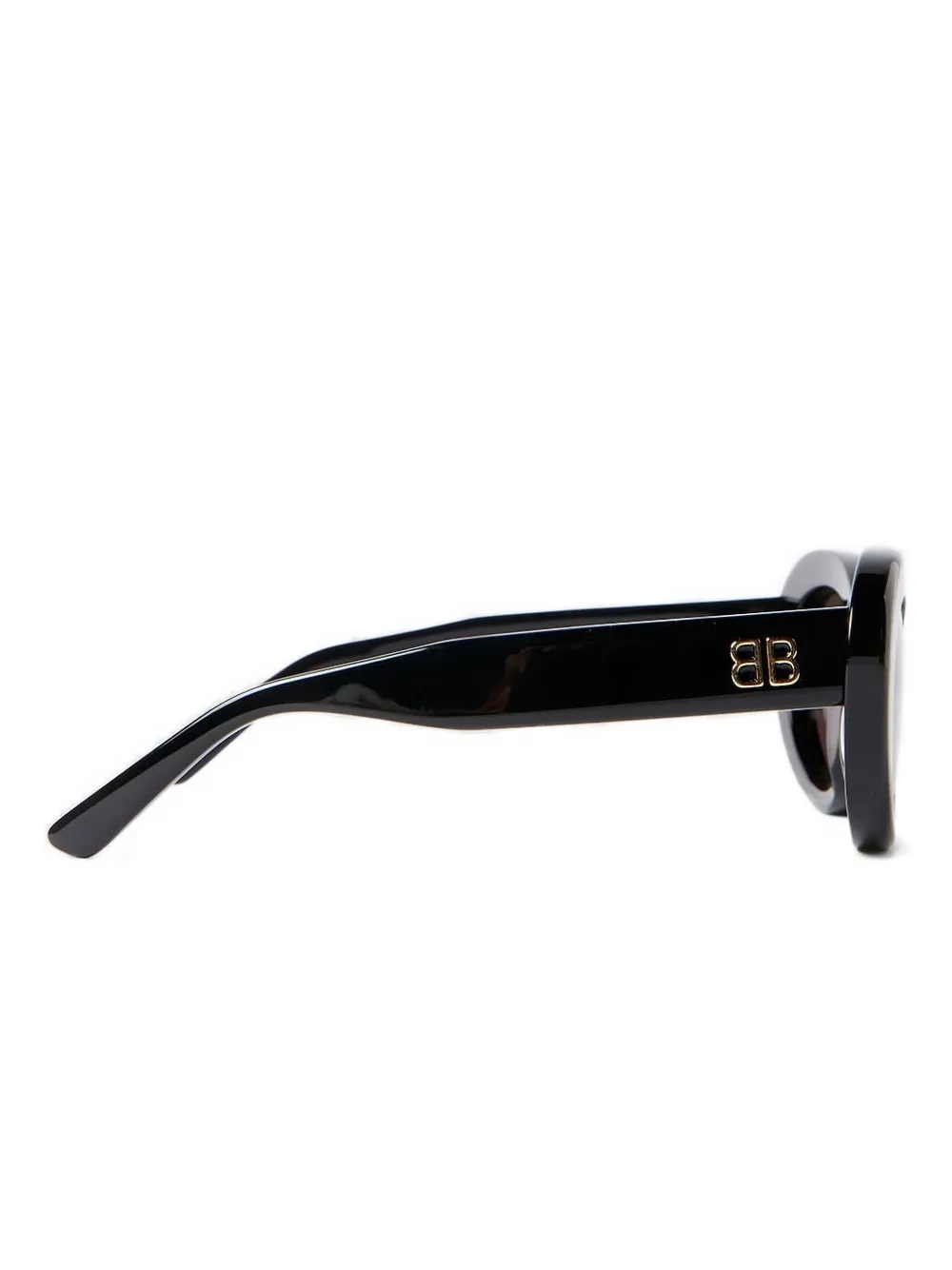 Balenciaga Eyewear Zonnebril met BB-plakkaat Zwart