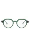 Matsuda round-frame glasses - Green