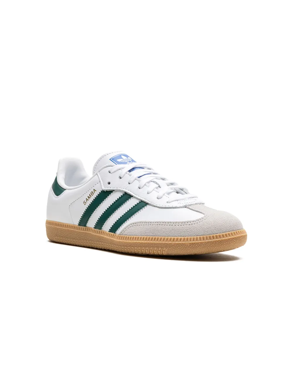 Adidas Kids Samba OG Cloud White／Collegiate Green／Gum