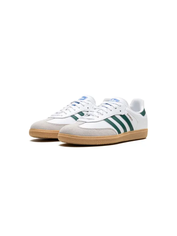 Adidas Kids Samba OG Cloud White／Collegiate Green／Gum