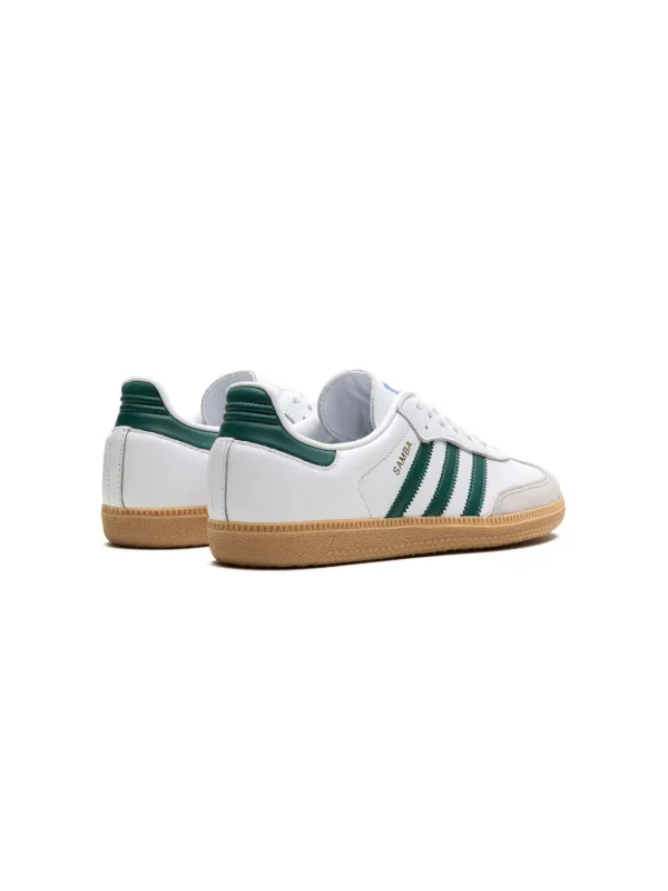 Adidas Kids Samba OG Cloud White／Collegiate Green／Gum