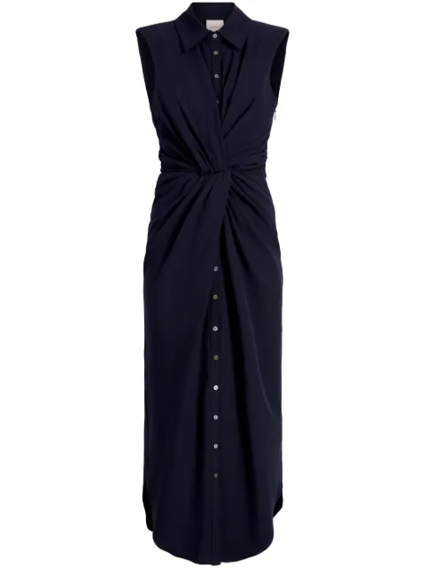 Cinq A Sept Catalina twist-detail shirtdress