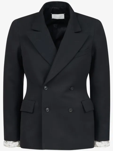 Maison Margiela blazer con doble botonadura