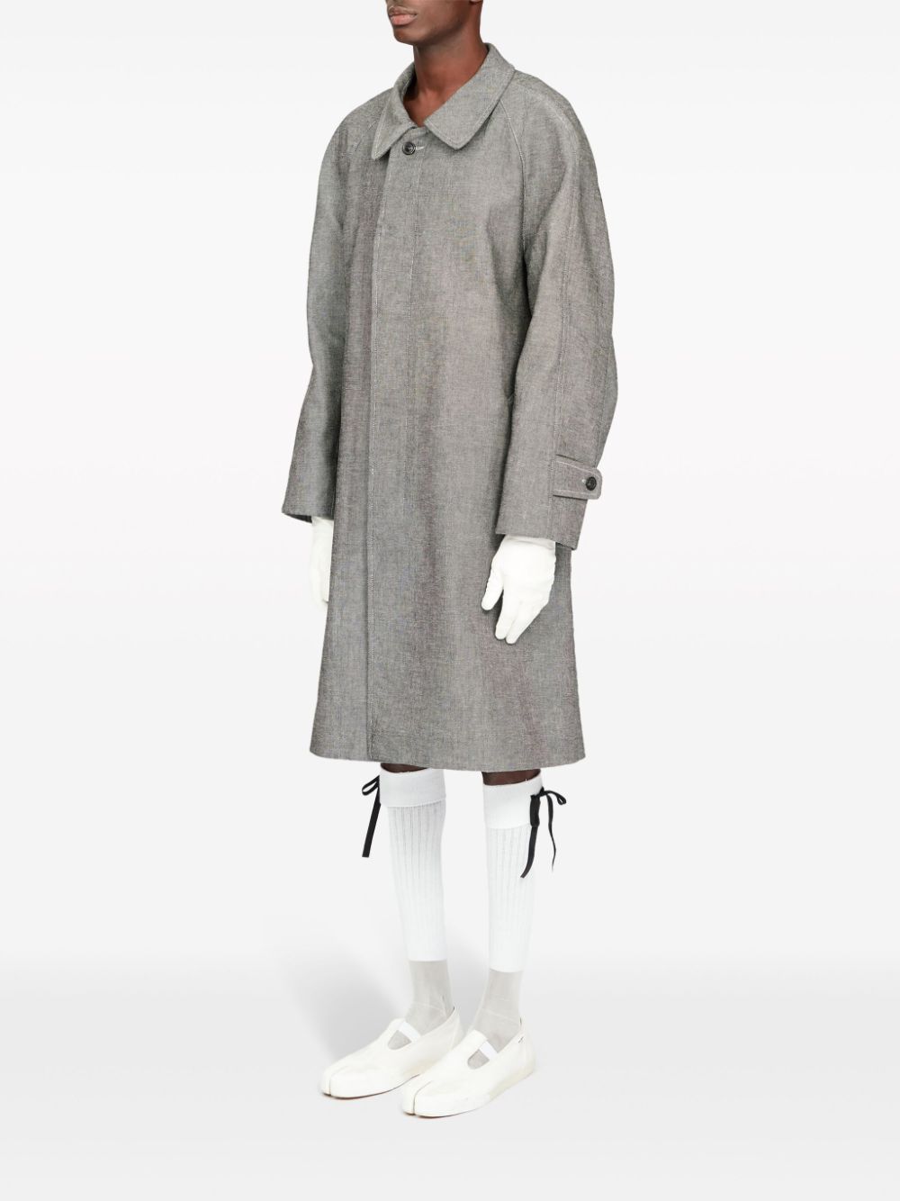 Maison Margiela Beetle cotton trench coat Men