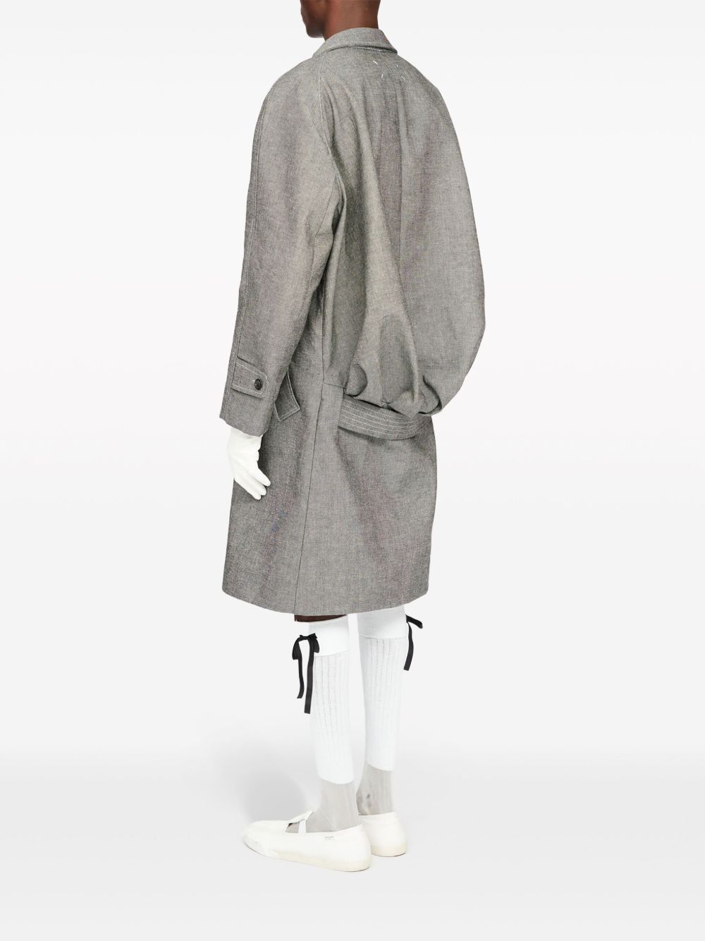 Maison Margiela Beetle cotton trench coat Men