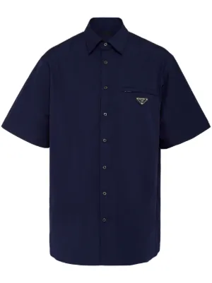 Givenchy monogram-pattern Shirt | Blue | FARFETCH