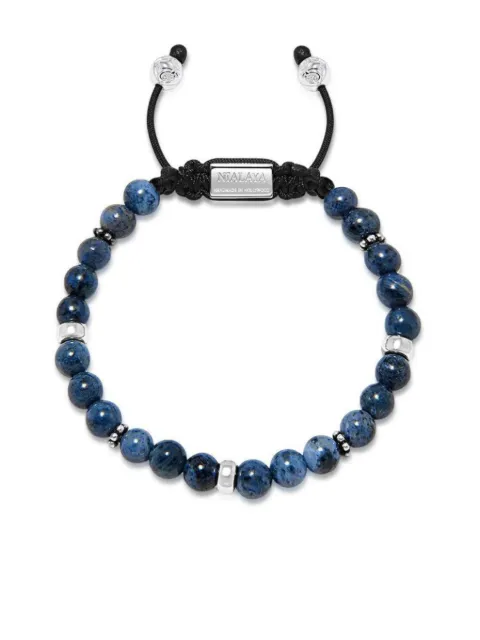 Nialaya Jewelry beaded dumortierite bracelet