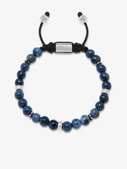 Nialaya Jewelry beaded dumortierite bracelet