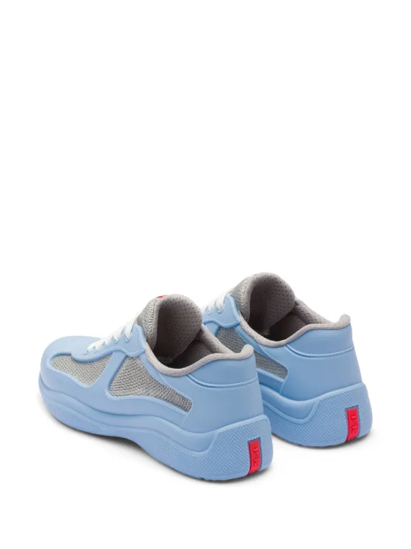 Blue prada americas cup sneakers 2025