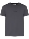 Maison Margiela logo-embroidered cotton T-shirt - Grey