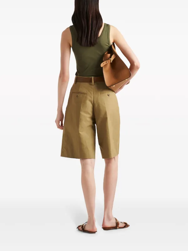 Prada triangle-logo ribbed-knit Tank Top | Green | FARFETCH Prada triangle-logo ribbed-knit Tank Top | Green | FARFETCH