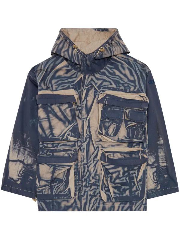 Diesel J-Caadmus カーゴジャケット | ブルー | FARFETCH JP