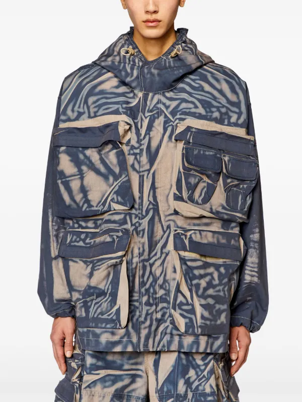 Diesel J-Caadmus カーゴジャケット | ブルー | FARFETCH JP