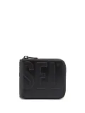 Diesel Dsl 3d Bi-Fold Coin Zip Xs wallet - Black