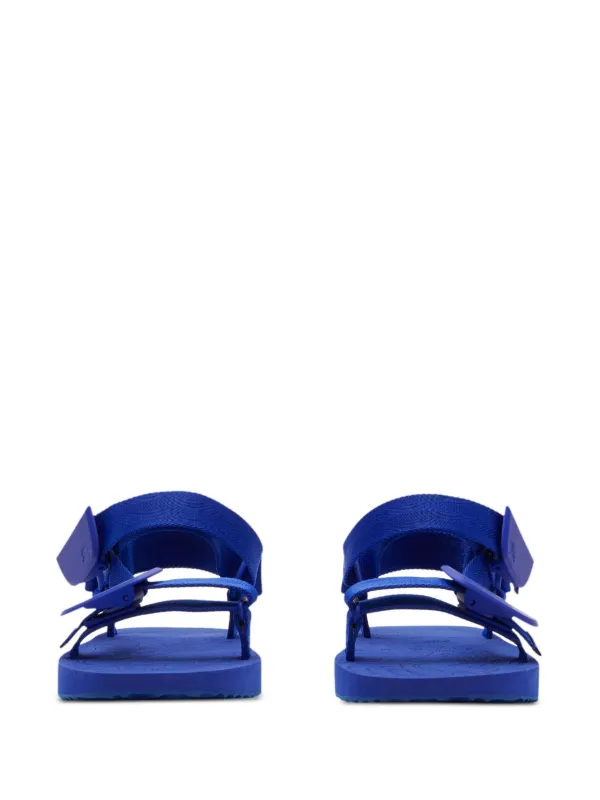 Burberry Trek Flat Sandals | Blue | FARFETCH