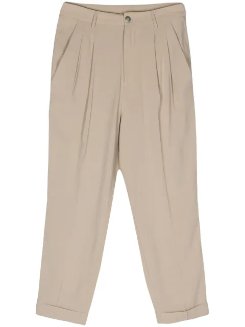 Merci pantalones de vestir capri con tiro alto