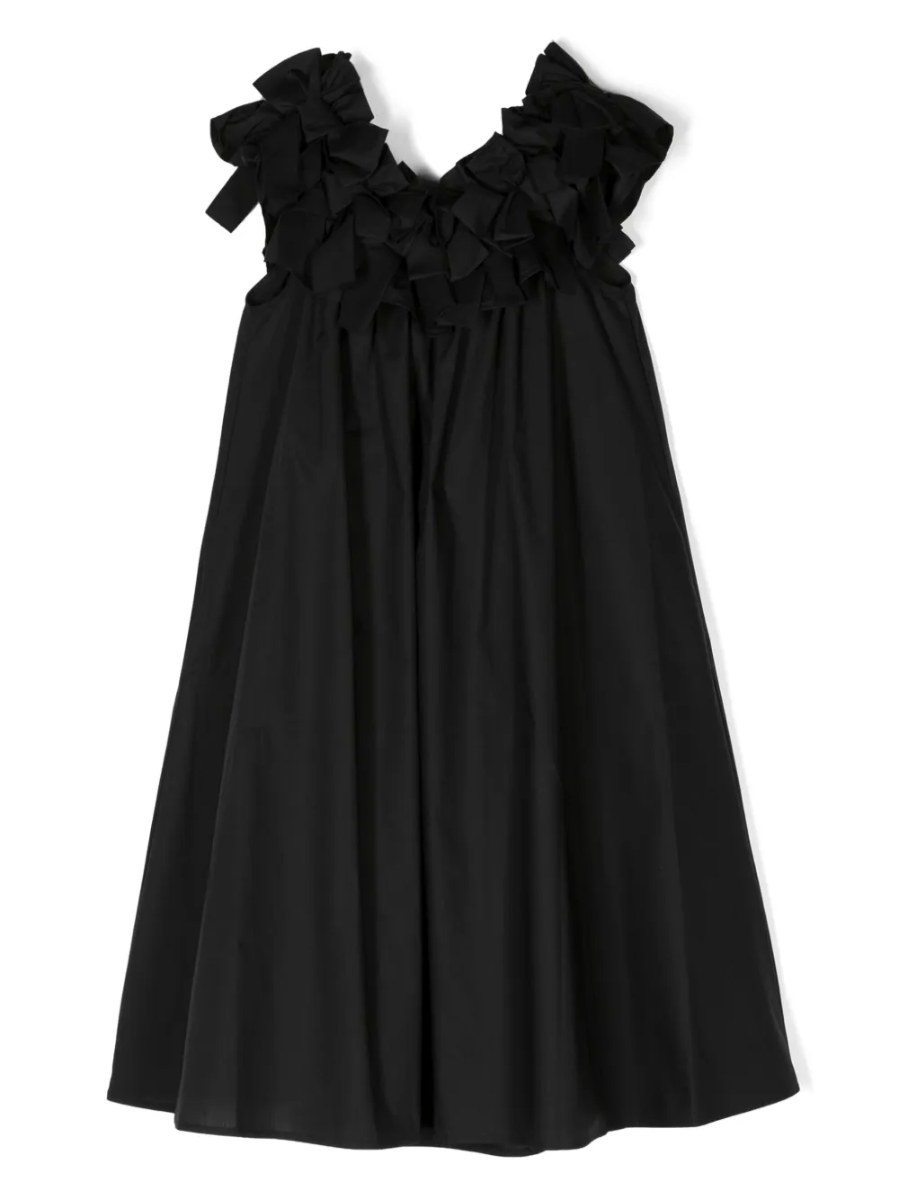 MEIMEIJ BOW-APPLIQUÉ COTTON DRESS