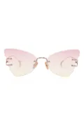 Eyepetizer Beat rimless sunglasses - Metallic