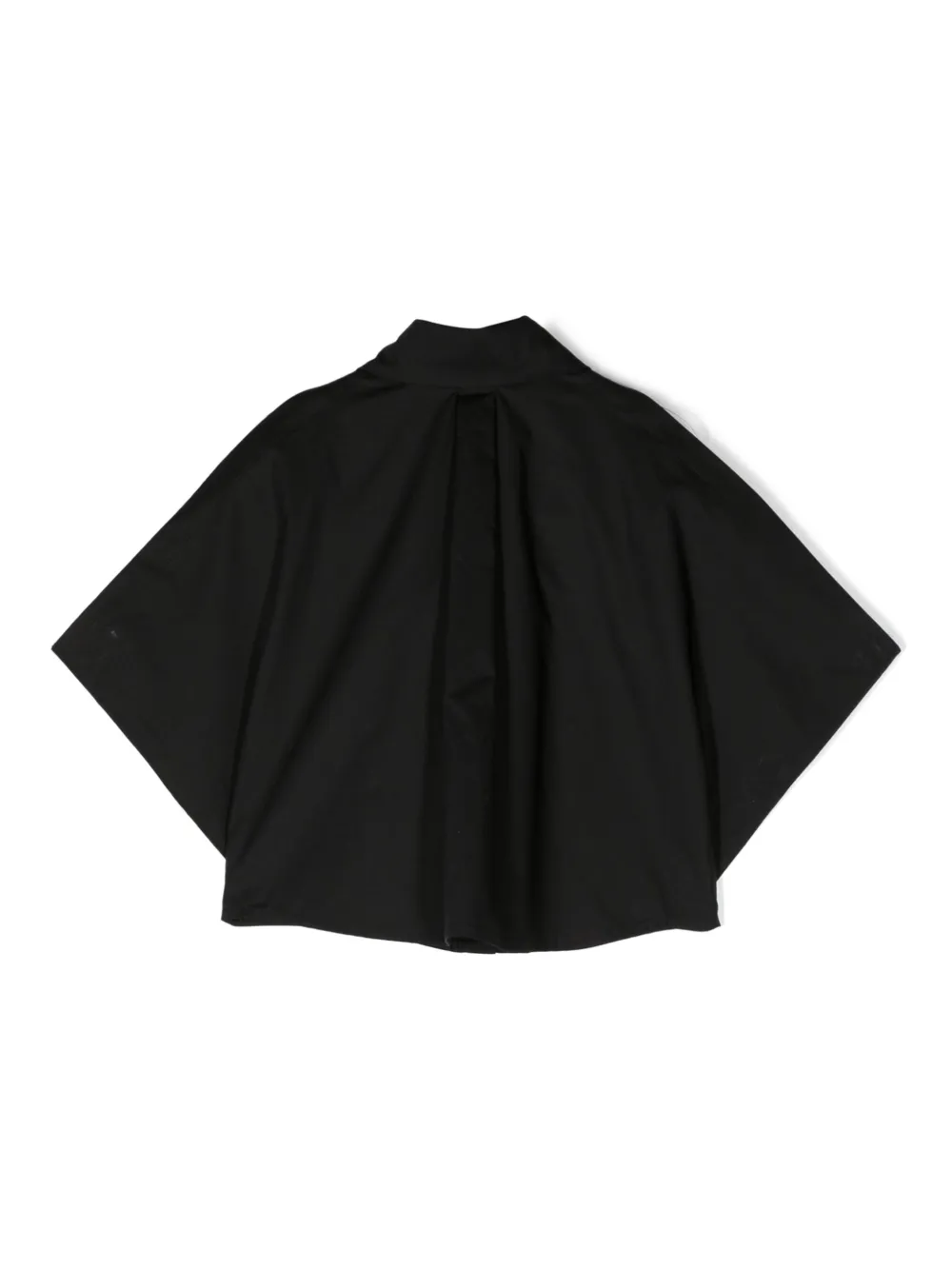 Shop Meimeij Sleeveless Cotton Shirt In Black