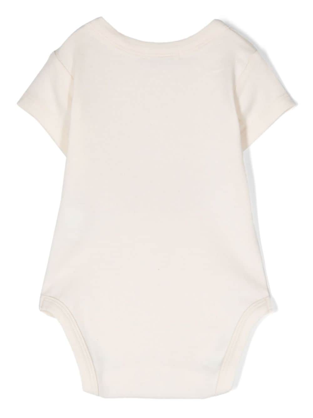 Shop Bobo Choses Play The Drum-print Body In Neutrals
